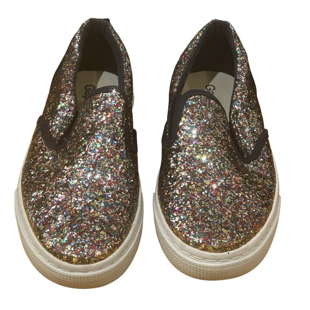 Gap Kids Glitter Slide Sneakers size 13